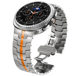 Butterfly Buckle Stainless Steel Watch Band, For Samsung Galaxy Watch8 / Watch8 Classic