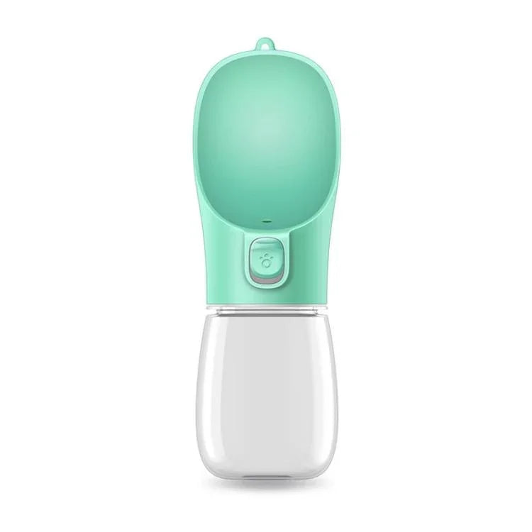 موزع ماء محمول للحيوانات الأليفة للاستخدام الخارجي، 300 مل، 550 مل