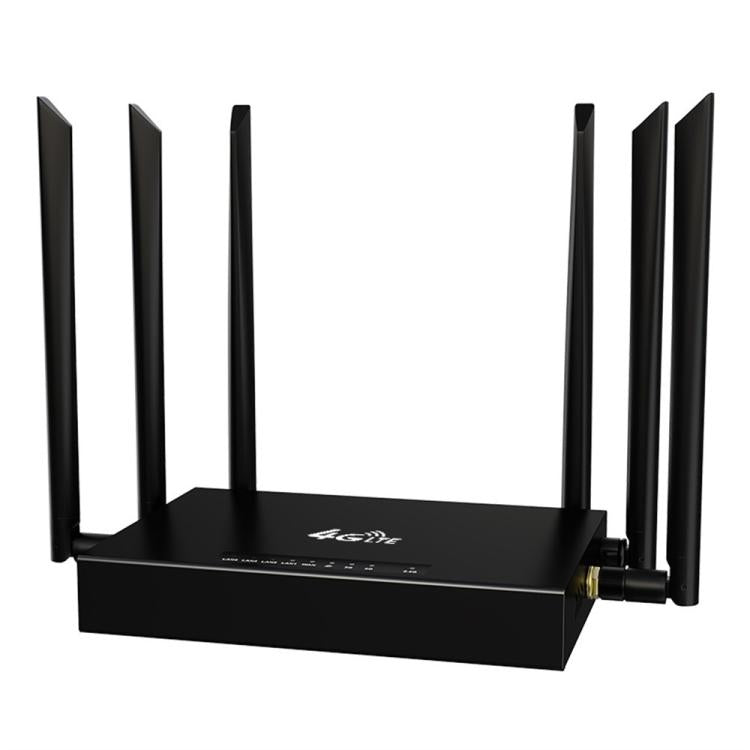 ED128-L 300Mbps Wireless WiFi Home Office SIM Card American Version 4G LTE Industrial Router, US Plug, EU Plug