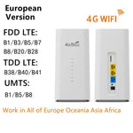 CPF101-E8 Home Office SIM Card Mobile WiFi Hotspot 3 LAN Ports Eurasian Version 4G LTE Router, US Plug, EU Plug