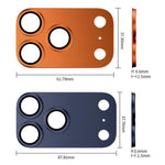Kalebol Armor Full-Coverage Metal Lens Ring Protector Film, For iPhone 17 Pro Max, For iPhone 17 Pro
