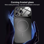 Change to 17 Big Lens Window Frosted MagSafe Phone Case, For iPhone 15 Pro Max, For iPhone 15 Pro, For iPhone 15 Plus, For iPhone 15, For iPhone 14 Plus, For iPhone 14, For iPhone 14 Pro, For iPhone 14 Pro Max