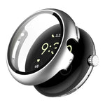 ENKAY Hat-Prince Full Coverage Tempered Glass Film Integrated PC Watch Cover, Google Pixel Watch 4 45mm, For Google Pixel Watch 4 41mm