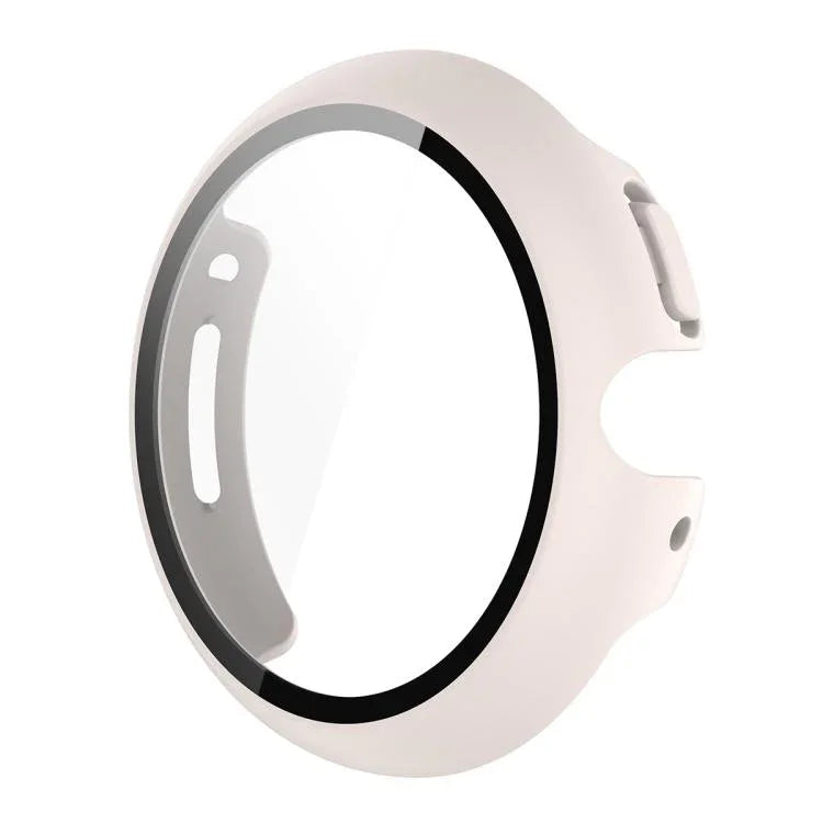 ENKAY Hat-Prince Full Coverage Tempered Glass Film Integrated PC Watch Cover, Google Pixel Watch 4 45mm, For Google Pixel Watch 4 41mm