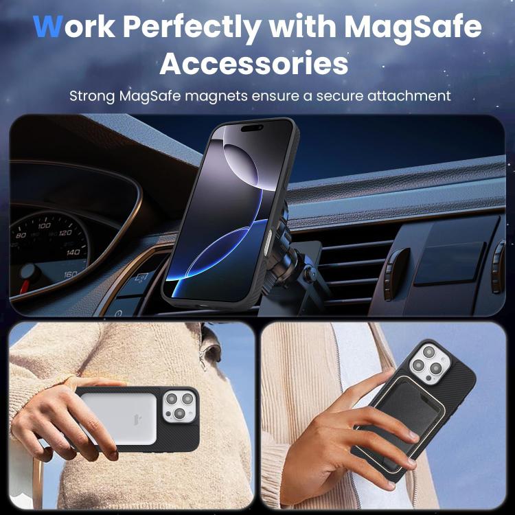 Kalebol Carbon Fiber MagSafe Phone Case, For iPhone 13 Pro Max, For iPhone 13 Pro, For iPhone 13