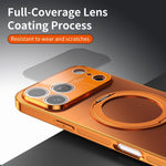 360 Degree Rotating Holder MagSafe Electroplated Phone Case with Lens Cover, For iPhone 17 Pro Max, For iPhone 17 Pro, For iPhone 17, For iPhone Air, For iPhone 16 Pro Max, For iPhone 16 Pro