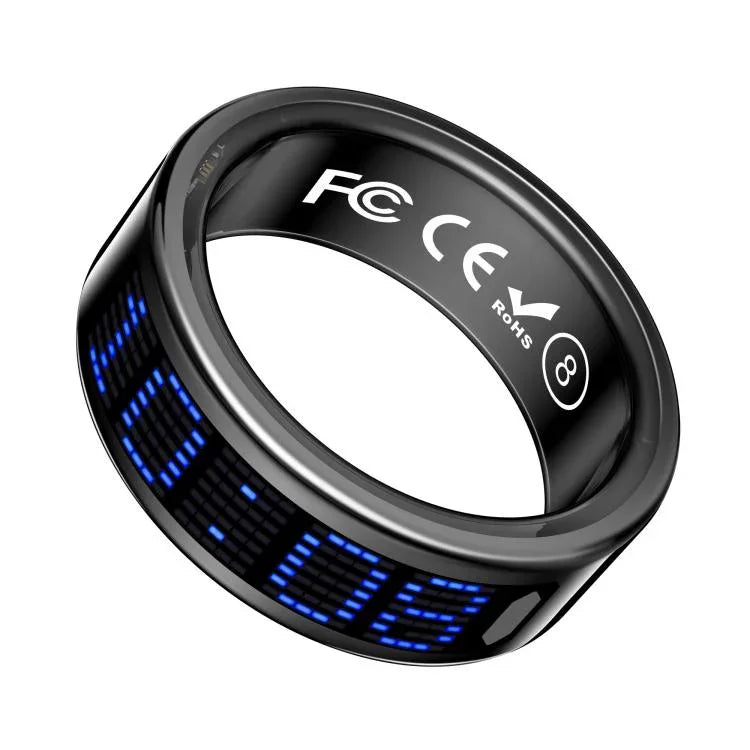 SR16 SIZE 8 Smart Ring, Support Heart Rate / Blood Oxygen / Sleep Monitoring / Multiple Sports Modes