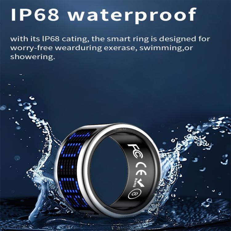 SR16 SIZE 12 Smart Ring, Support Heart Rate / Blood Oxygen / Sleep Monitoring / Multiple Sports Modes
