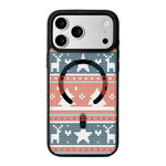 Christmas Series Strong Magnetic Painted Black Edge Phone Case, For iPhone 17 Pro Max, For iPhone 17 Pro, For iPhone 17