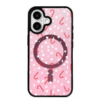 Christmas Series Strong Magnetic Painted Black Edge Phone Case, For iPhone 17 Pro Max, For iPhone 17 Pro, For iPhone 17