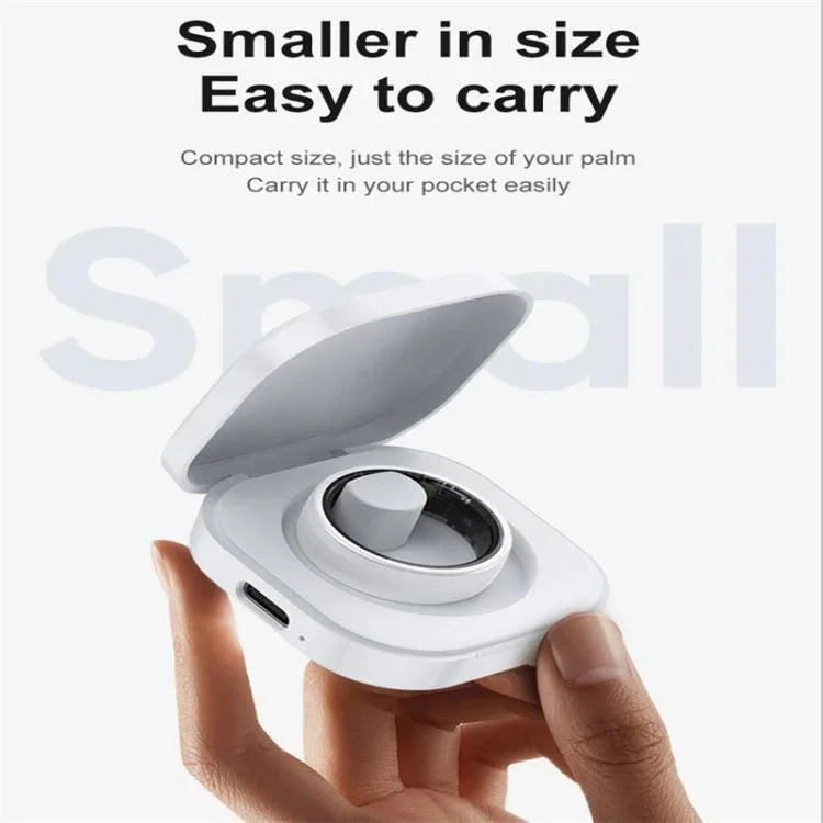 R12 SIZE 10 Smart Ring, Support Heart Rate / Blood Oxygen / Sleep Monitoring / Female Health