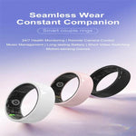 R12 SIZE 11 Smart Ring, Support Heart Rate / Blood Oxygen / Sleep Monitoring / Female Health