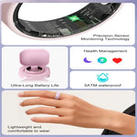 R12 SIZE 13 Smart Ring, Support Heart Rate / Blood Oxygen / Sleep Monitoring / Female Health