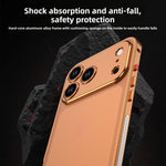 Ultra-Thin Alloy Metal Frame Shockproof Phone Case, For iPhone 17 Pro Max, For iPhone 17 Pro