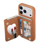 Mirror Rhombic Texture Metal Bow-knot Vegan Leather Card Bag Phone Case, For iPhone 17 Pro Max, For iPhone 17 Pro, For iPhone 17, For iPhone 16 Pro Max, For iPhone 16 Pro, For iPhone 16 Plus, For iPhone 16