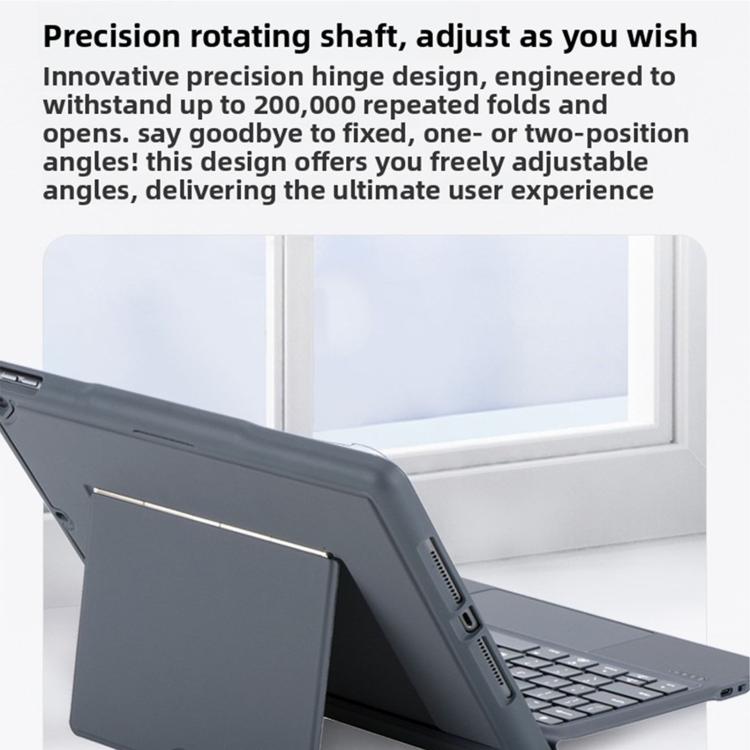 Split Bluetooth Backlit Keyboard Magnetic Four Corner Airbag Protective Case, For iPad Air 13 2025 / 2024 / Pro 12.9