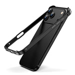 Metal Hybrid Silicone Four-Corner Shockproof Cooling Phone Frame Case, For iPhone 17 Pro Max, For iPhone 17 Pro, For iPhone 17, For iPhone Air