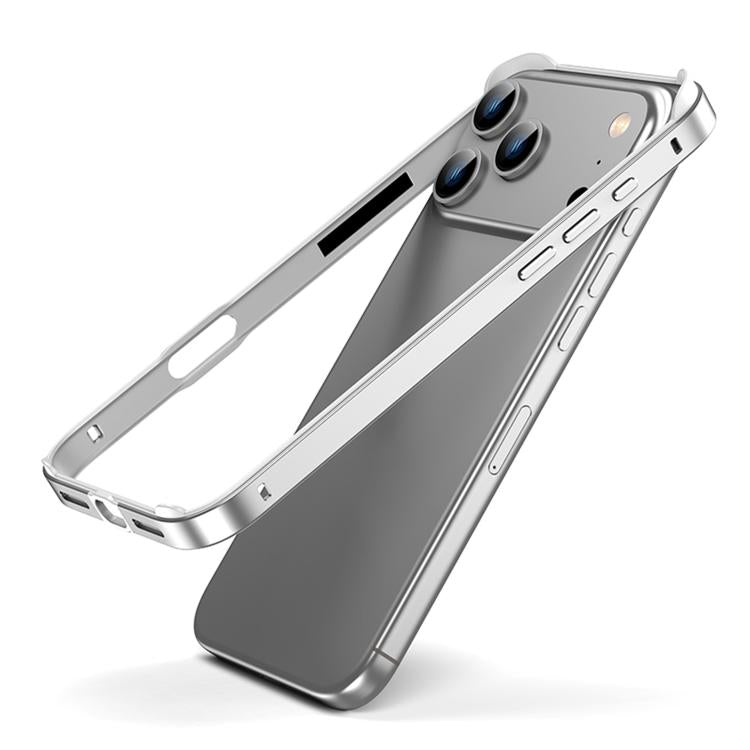 Metal Hybrid Silicone Four-Corner Shockproof Cooling Phone Frame Case, For iPhone 17 Pro Max, For iPhone 17 Pro, For iPhone 17, For iPhone Air