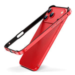 Metal Hybrid Silicone Four-Corner Shockproof Cooling Phone Frame Case, For iPhone 17 Pro Max, For iPhone 17 Pro, For iPhone 17, For iPhone Air