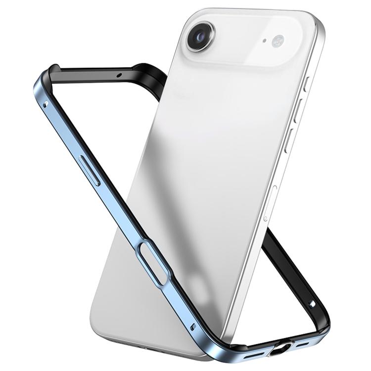 Metal Hybrid Silicone Four-Corner Shockproof Cooling Phone Frame Case, For iPhone 17 Pro Max, For iPhone 17 Pro, For iPhone 17, For iPhone Air
