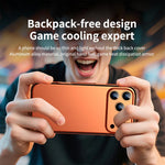Metal Hybrid Silicone Four-Corner Shockproof Cooling Phone Frame Case, For iPhone 17 Pro Max, For iPhone 17 Pro, For iPhone 17, For iPhone Air