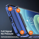 Metal Hybrid Silicone Four-Corner Shockproof Cooling Phone Frame Case, For iPhone 14 Plus, For iPhone 14, For iPhone 14 Pro, For iPhone 14 Pro Max