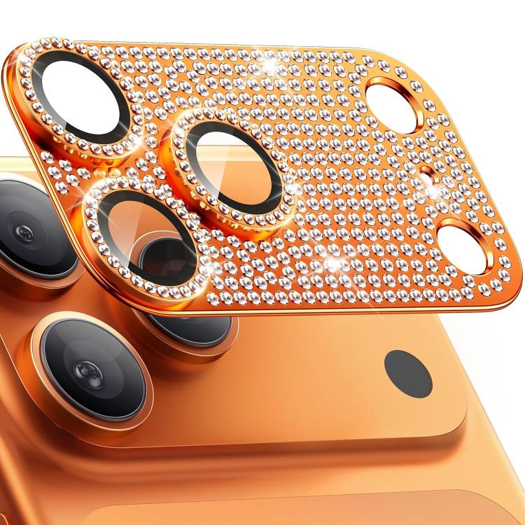 Kalebol All-in-One Frosted Metal Armor Diamond-Shine Camera Lens Film, For iPhone 17 Pro Max, For iPhone 17 Pro