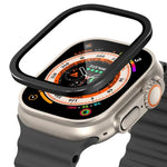 Titanium Metal Frame Tempered Glass Watch Film, For Apple Watch Ultra 49mm