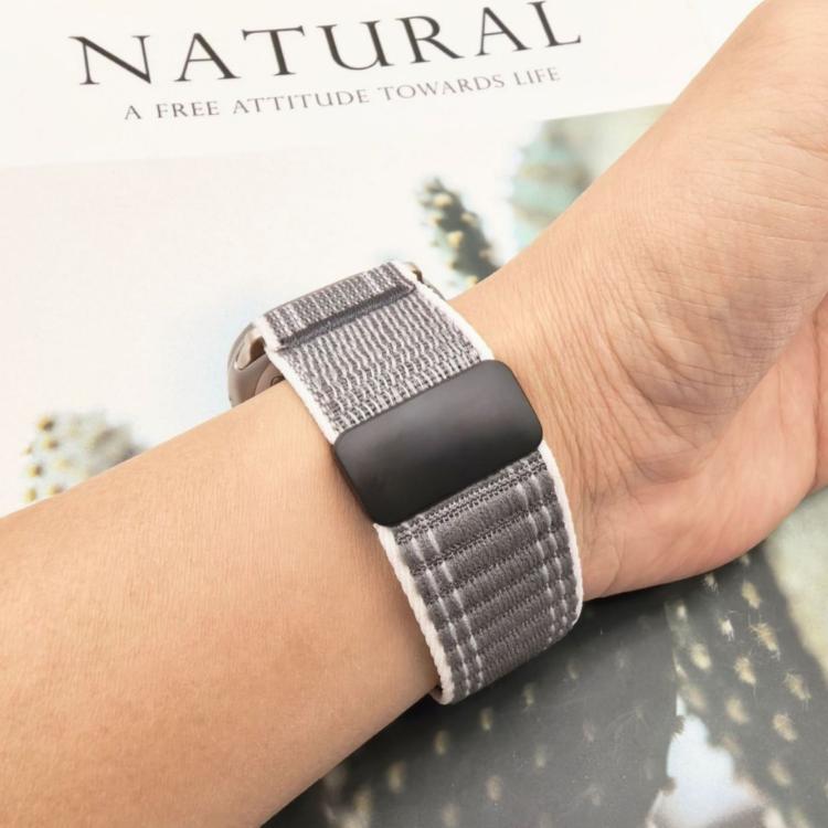 Magnetic Buckle Wave Pattern Nylon Watch Band, For Apple Watch 46mm / 49mm / 45mm / 44mm, For Apple Watch 42mm / 41mm / 40mm / 38mm