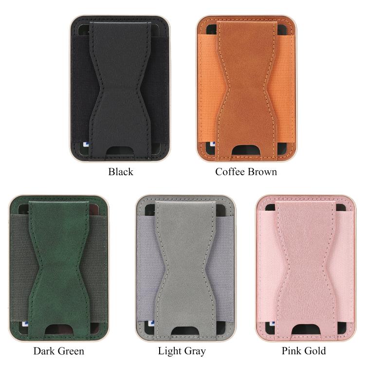 Magnetic Waistband Vegan Leather Card Bag