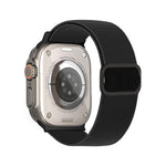 Diagonal Striped D-ring Buckle Nylon Elastic Watch Band, For Apple Watch 46mm / 49mm / 45mm / 44mm, For Apple Watch 42mm / 41mm / 40mm / 38mm