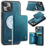 CaseMe Me80 Series Detachable Wallet Magnetic RFID Vegan Leather Phone Case, For iPhone 15 Pro Max, For iPhone 15 Pro, For iPhone 15 Plus / 14 Plus, For iPhone 15, For iPhone 14, For iPhone 14 Pro, For iPhone 14 Pro Max, For iPhone 13 Pro Max          ...