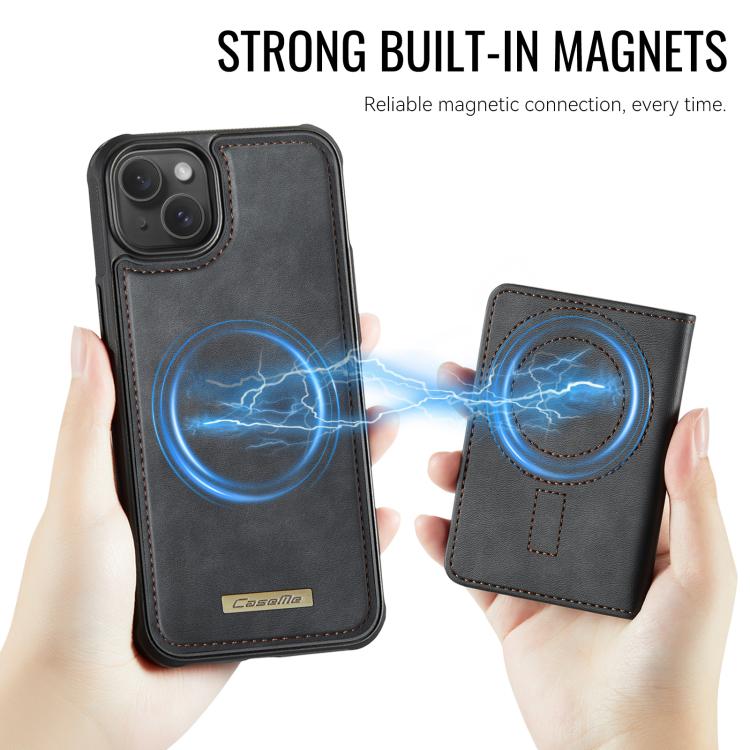 CaseMe Me80 Series Detachable Wallet Magnetic RFID Vegan Leather Phone Case, For iPhone 13, For iPhone 12 / 12 Pro, For iPhone 12 Pro Max, For iPhone 11 Pro Max, For iPhone 11, For iPhone 11 Pro