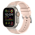 Triple-Layer Armour Silicone Watch Band, For Apple Watch 49mm / 46mm / 45mm / 44mm, For Apple Watch 42mm / 41mm / 40mm / 38mm