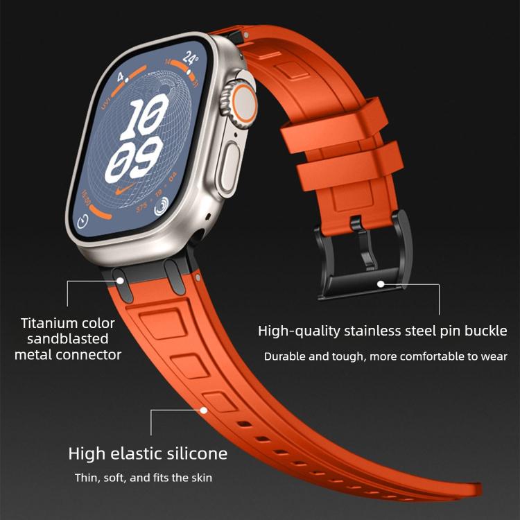 Triple-Layer Armour Silicone Watch Band, For Apple Watch 49mm / 46mm / 45mm / 44mm, For Apple Watch 42mm / 41mm / 40mm / 38mm