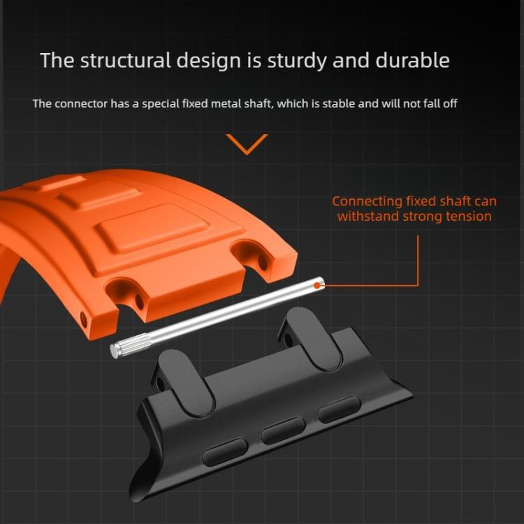 Triple-Layer Armour Silicone Watch Band, For Apple Watch 49mm / 46mm / 45mm / 44mm, For Apple Watch 42mm / 41mm / 40mm / 38mm