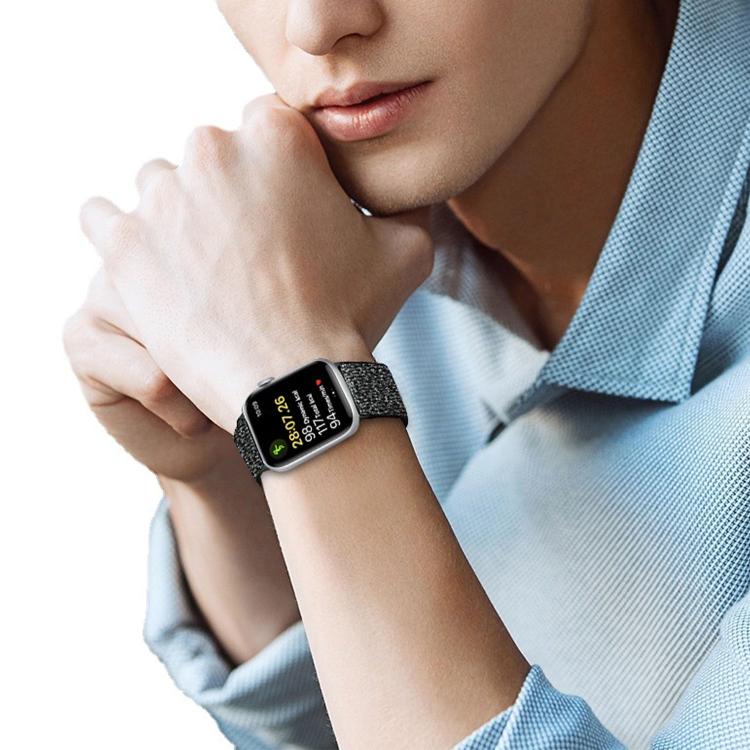 Glitter Elastic Nylon Watch Band, For Apple Watch 49mm / 46mm / 45mm / 44mm, For Apple Watch 42mm / 41mm / 40mm / 38mm