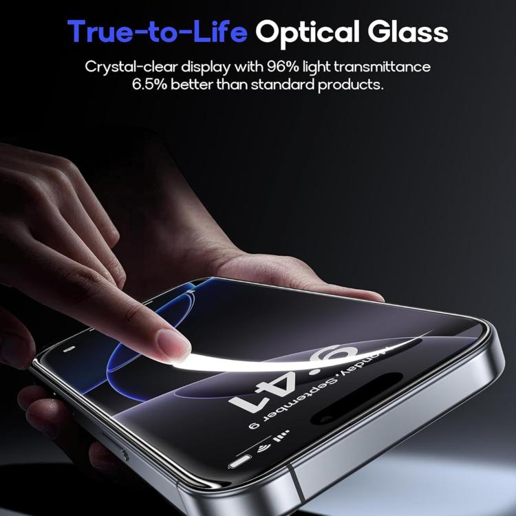 10pcs 3D Large Arc Edge Electroplated Explosion-Proof Scratch-Resistant Full-Screen HD Tempered Glass Film, For iPhone 17 Pro Max, For iPhone 17 Pro, For iPhone 17, For iPhone Air, For iPhone 16 Pro Max, For iPhone 16 Pro, For iPhone 16