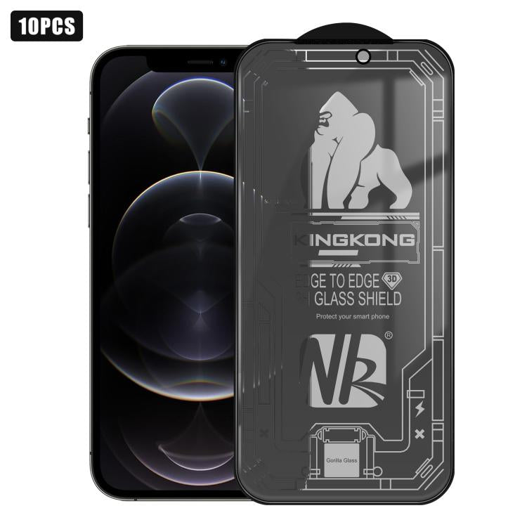 10pcs 3D Large Arc Edge Electroplated Explosion-Proof Scratch-Resistant Full-Screen 28-Degree Privacy Tempered Glass Film, For iPhone 17 Pro Max, For iPhone 17 Pro, For iPhone 17, For iPhone Air, For iPhone 16 Pro Max, For iPhone 16 Pro, For iPhone 16