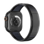 Curved Two-Tone Side-Release Stainless Steel Watch Band, For Apple Watch 49mm / 46mm / 45mm / 44mm, For Apple Watch 42mm / 41mm / 40mm / 38mm