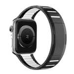 Curved Two-Tone Side-Release Stainless Steel Watch Band, For Apple Watch 49mm / 46mm / 45mm / 44mm, For Apple Watch 42mm / 41mm / 40mm / 38mm