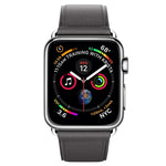 Classic Button Leather Wrist Strap Watch Band for Apple Watch Series 3 & 2 & 1 42mm