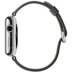 Classic Button Leather Wrist Strap Watch Band for Apple Watch Series 3 & 2 & 1 42mm