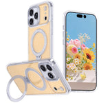 Starry Glitter Magnetic Holder Phone Case, For iPhone 18 Pro / 17 Pro, For iPhone 18 Pro Max / 17 Pro Max, For iPhone 17