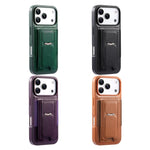 CaseNeo Fold Holder Retro Elastic Card Bag Magnetic Back Phone Case, For iPhone 15, For iPhone 14 / 13, For iPhone 14 Pro, For iPhone 14 Pro Max, For iPhone 13 Pro Max, For iPhone 13 Pro