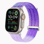 Double-Link Cloud-Feel Breathable Nylon Loop Metal Head Watch Band, For Apple Watch 46mm / 49mm / 45mm / 44mm, For Apple Watch 42mm / 41mm / 40mm / 38mm