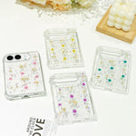 Gypsophila Flowers Pattern TPU Protective Phone Case, For iPhone Duo