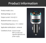 BC41 Multi-Functional MP3 Player, Bluetooth Receiver, USB Charger, Automobile Cigarette Lighter, BC41