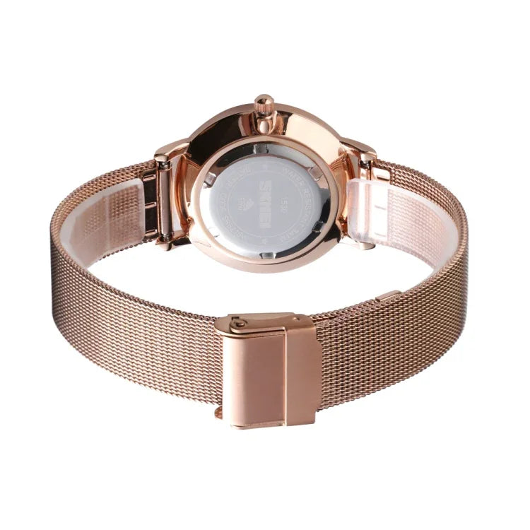 SKMEI 1530 Fashion Europe And America Simple Business Women Wristwatch Elegant Thin Female Student Quartz Watch