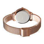SKMEI 1528 Simple Fashion Lady Watch Casual Netting Scale